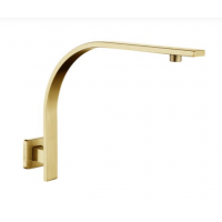 Brushed Gold Wall Shower Arm